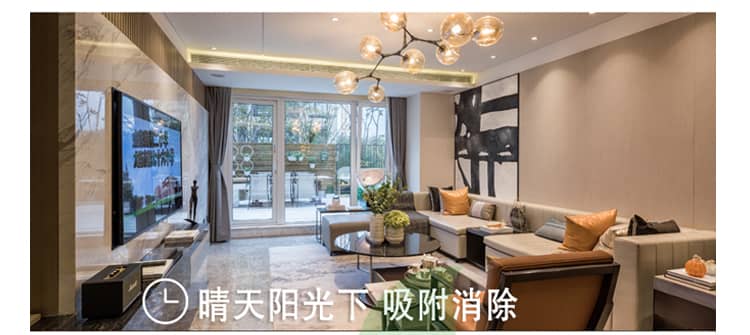 不分晝夜 24小時(shí)不間斷 晴天陽(yáng)光下 吸附消除 室內(nèi)微光下 吸附消除 夜晚微光下 吸附消除