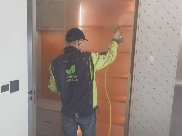 蔡甸除甲醛：格瑞樂蠻扎實(shí)！