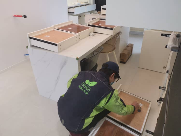 蔡甸除甲醛：格瑞樂蠻扎實(shí)！